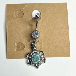 Turtle Belly Button Ring